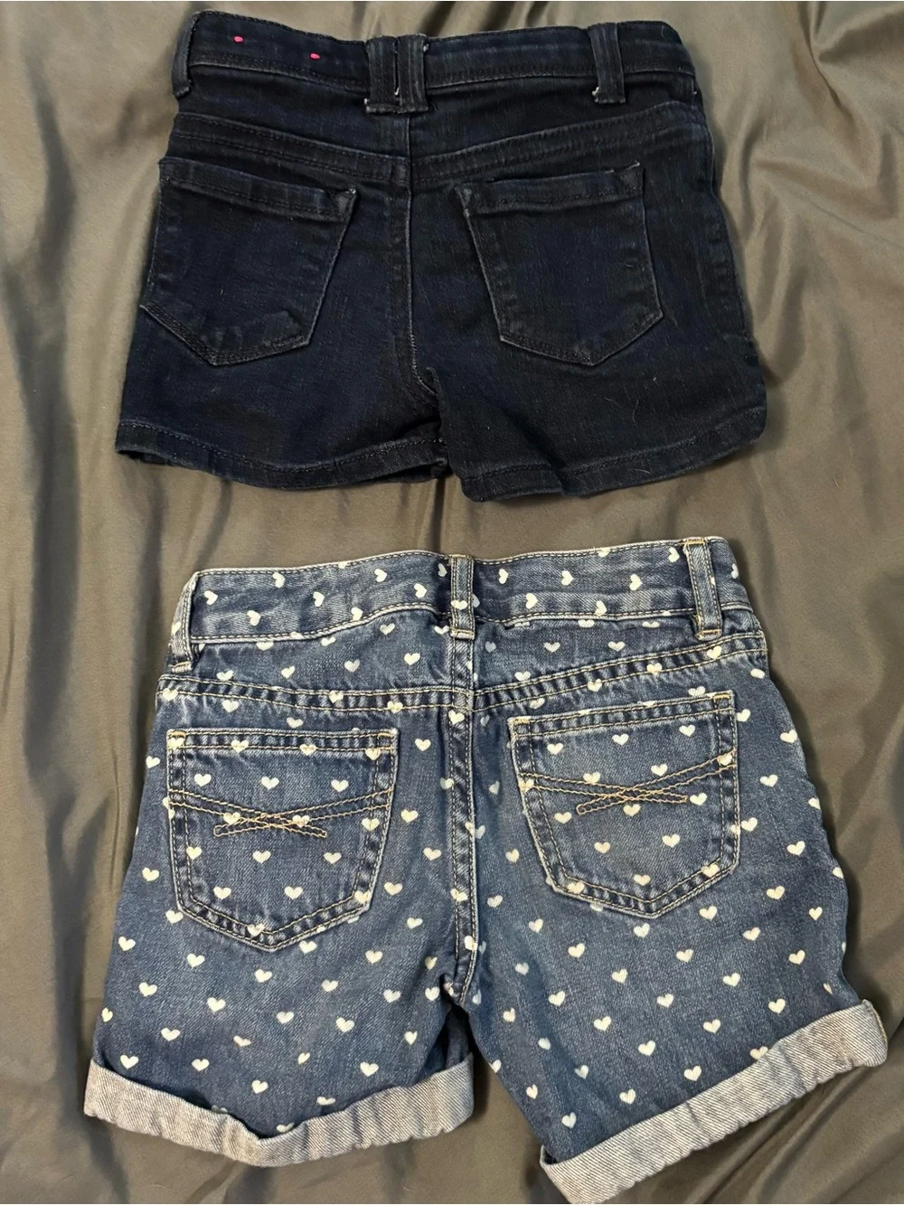 Bundle of two denim shorts